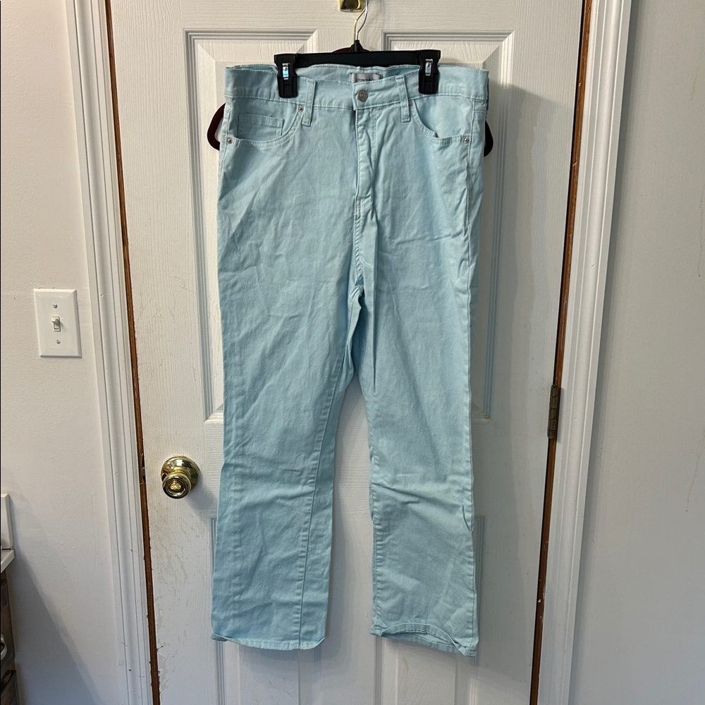 Crown & Ivy Light Blue Boot Cut Pants